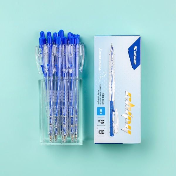 Bút bi Thiên Long TL-089 – Thiết kế nhựa trong, viết êm mượt