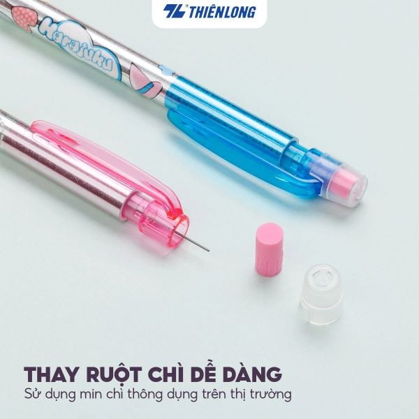 Bút chì bấm Thiên Long PC-018 HB 0,5 mm hộp 20 cây