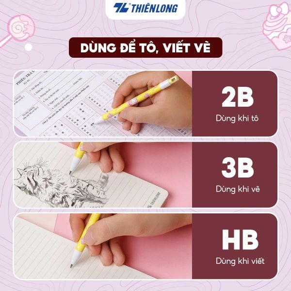 Bút chì bấm Thiên Long PC-029 tích hợp chuốt chì