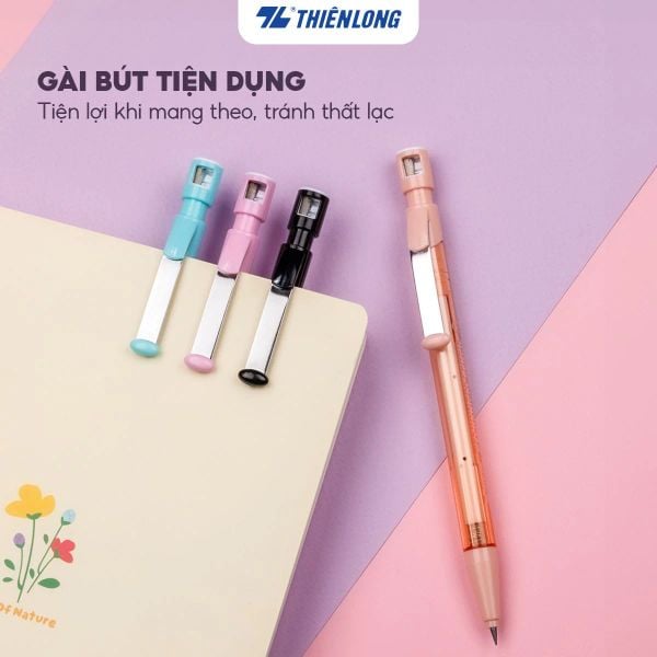 Bút chì bấm Thiên Long PC-030 2 mm có chuốt
