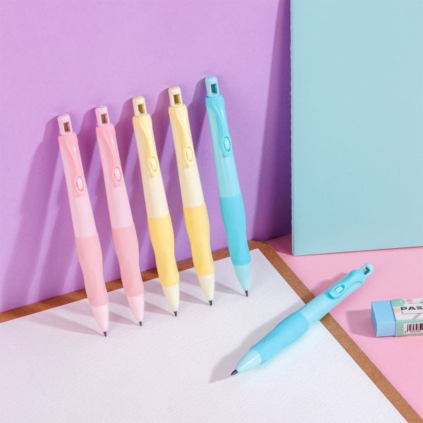 Bút chì bấm Thiên Long PC-032 - Tích hợp chuốt chì trên thân bút