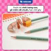 Bút chì gỗ 2B Flexoffice FO-GP02 có gôm, hộp 12 cây