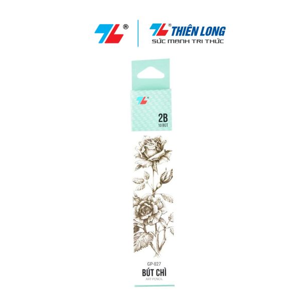 Bút chì gỗ 2B Thiên Long GP-027 hộp 10 cây