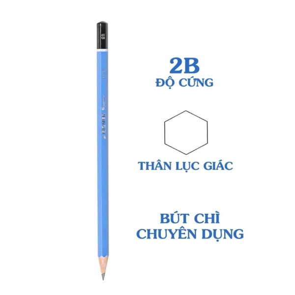Bút chì gỗ 2B Bizner BIZ-P02 không gôm