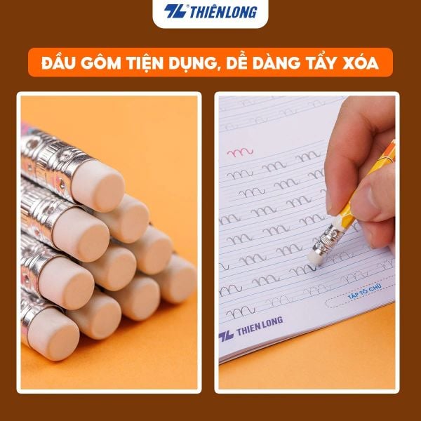 Bút chì gỗ HB Điểm 10 TP-GP05 hộp 10 cây