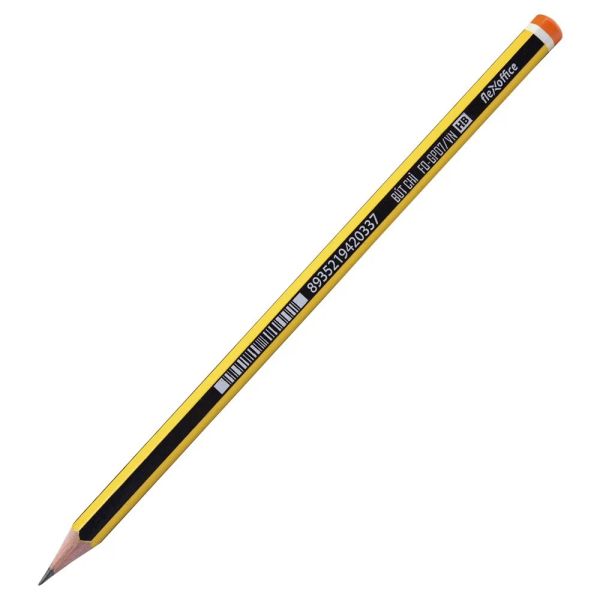 Bút chì gỗ HB Flexoffice FO-GP07/VN có gôm, hộp 12 cây