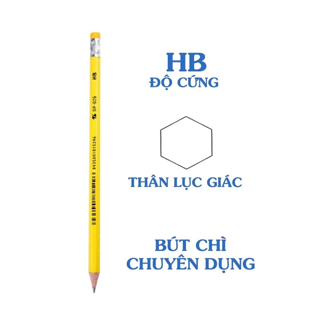 Bút chì gỗ HB Thiên Long GP-026