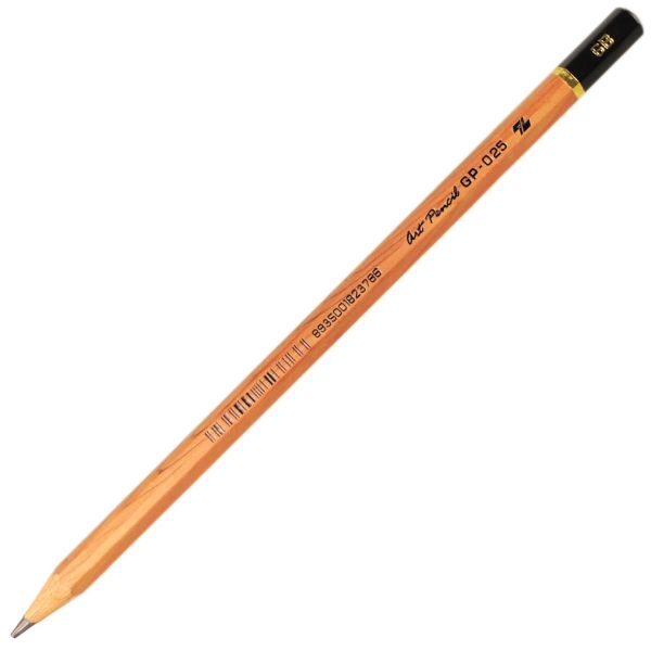 Bút chì mỹ thuật Thiên Long 6B GP-025 nét đậm