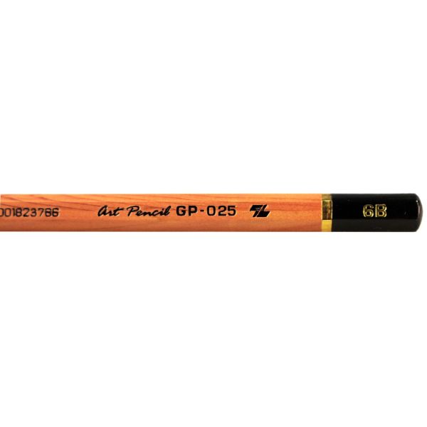 Bút chì mỹ thuật Thiên Long 6B GP-025 nét đậm