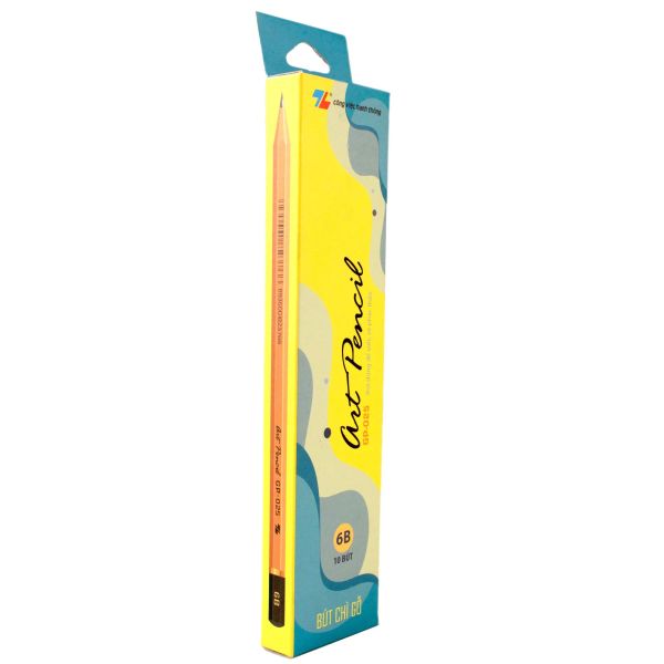 Bút chì mỹ thuật Thiên Long 6B GP-025 nét đậm