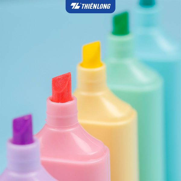 Bút dạ quang màu Pastel Thiên Long Flexoffice Pazto FO-HL009/VN