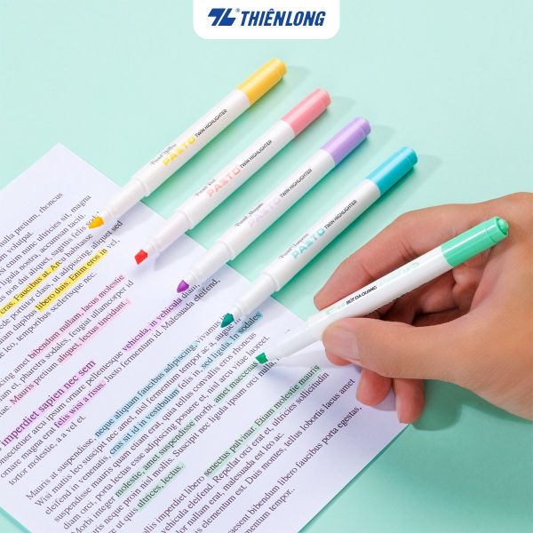 Bút dạ quang màu Pastel Thiên Long Pazto HL-016