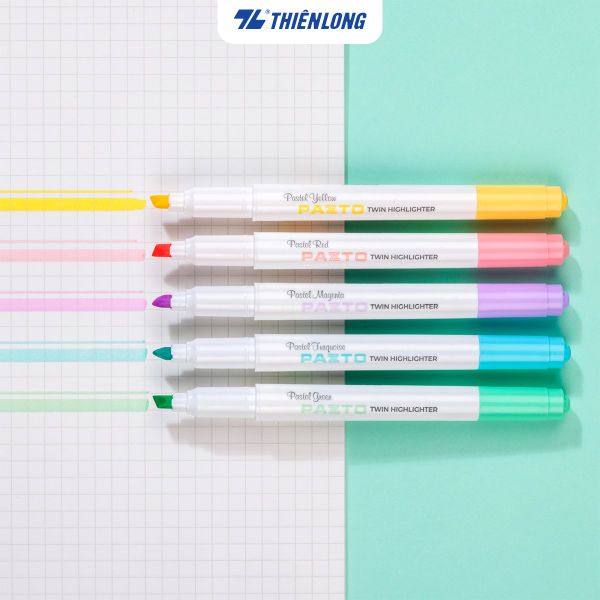 Bút dạ quang màu Pastel Thiên Long Pazto HL-016