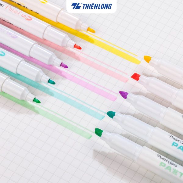 Bút dạ quang màu Pastel Thiên Long Pazto HL-016