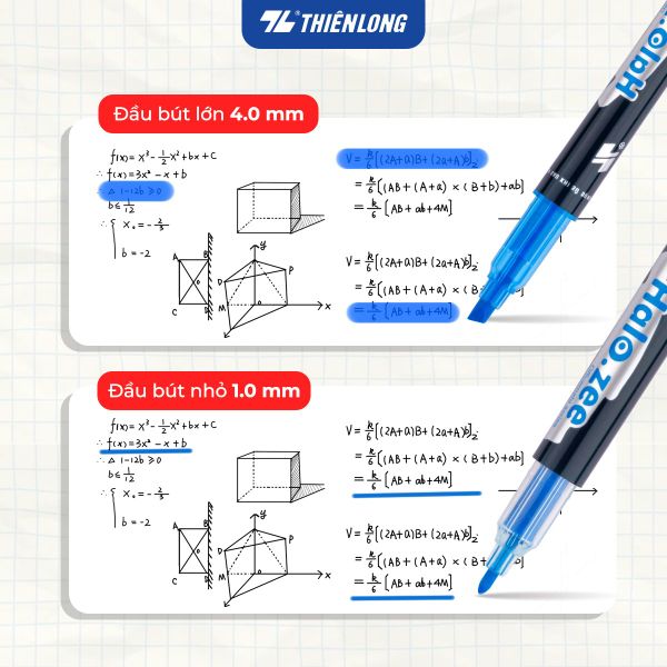 Bút dạ quang Thiên Long HL-03 chính hãng