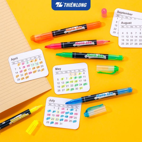 Bút dạ quang Thiên Long HL-03 chính hãng