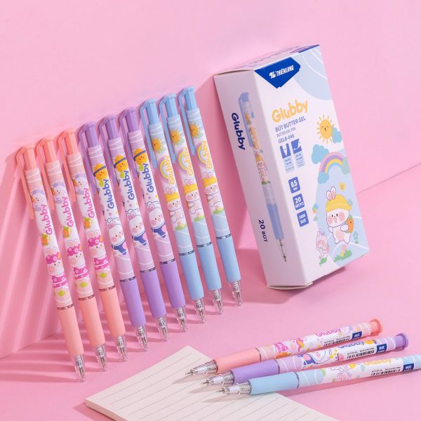Bút Gel Butter Gel Thiên Long GELB-046 – Glubby Hoạt Hình, Phù Hợp Học Sinh
