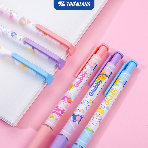 Bút Gel Butter Gel Thiên Long GELB-046 – Glubby Hoạt Hình, Phù Hợp Học Sinh