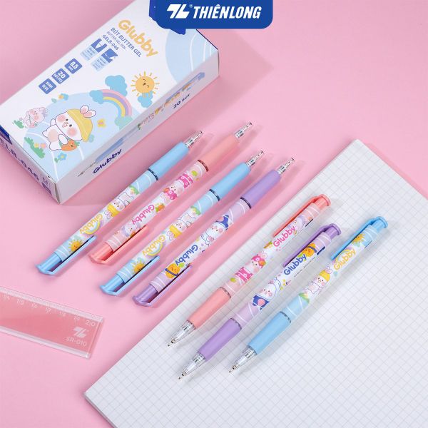 Bút Gel Butter Gel Thiên Long GELB-046 – Glubby Hoạt Hình, Phù Hợp Học Sinh