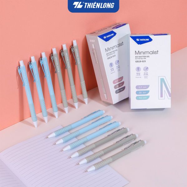 Bút Gel B Minimalist Butter Gel Thiên Long GELB-025