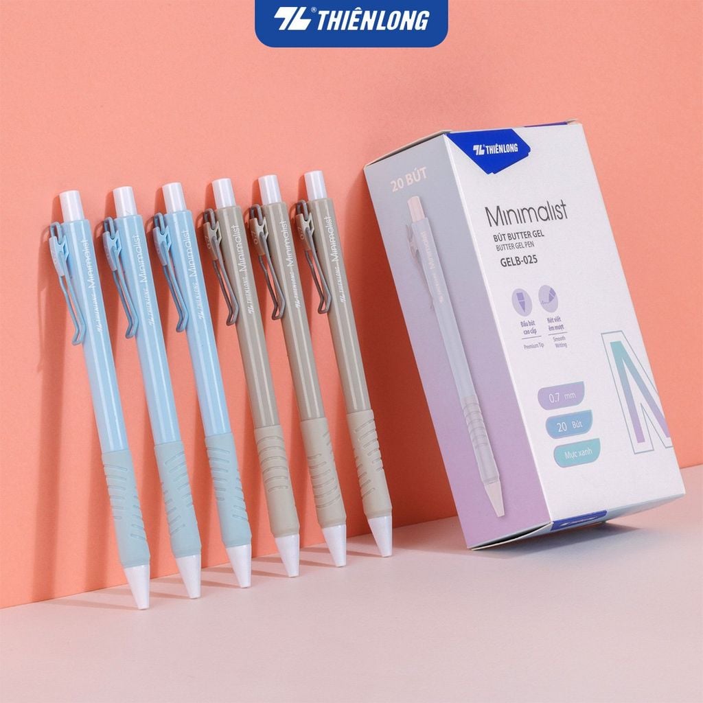 Bút Gel B Minimalist Butter Gel Thiên Long GELB-025