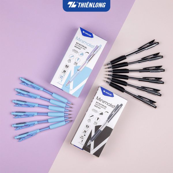 Bút Gel Butter Thiên Long GELB-023 – Minimalist, Viết Êm, Trơn, Nét Đẹp