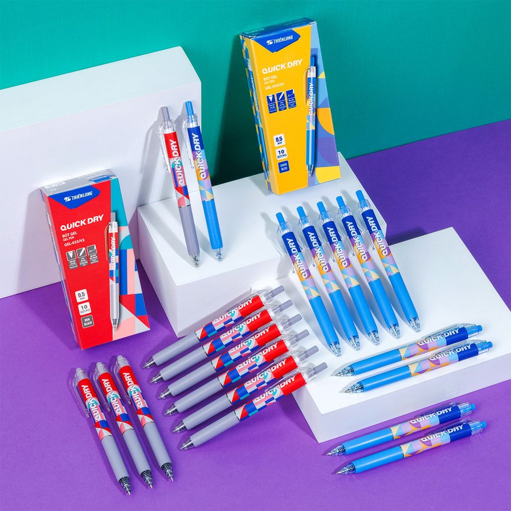Bút Gel Quick Dry Thiên Long GEL-033-V2