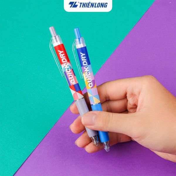 Bút Gel Quick Dry Thiên Long GEL-033/V2 | Mực khô siêu nhanh