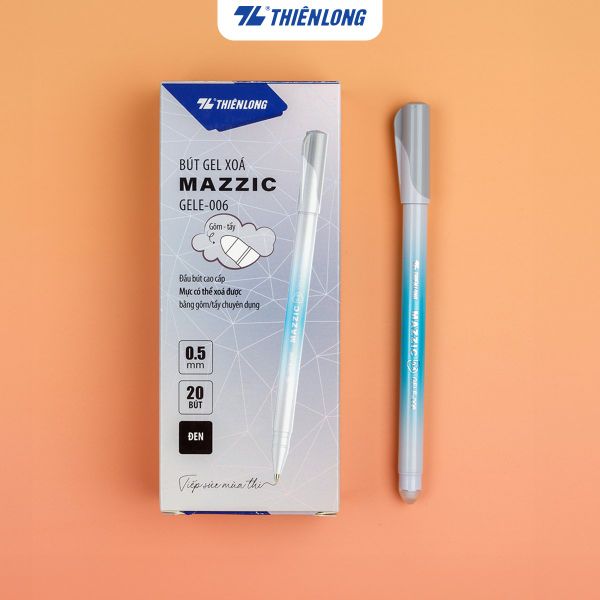 Bút Gel Xóa Được Mazzic Thiên Long GELE-006 – Ngòi 0.5mm, Viết & Xóa Dễ Dàng