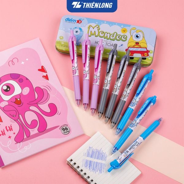 Bút Gel Xóa Được Thiên Long TP-GELE003 - Hoạt hình Mondee