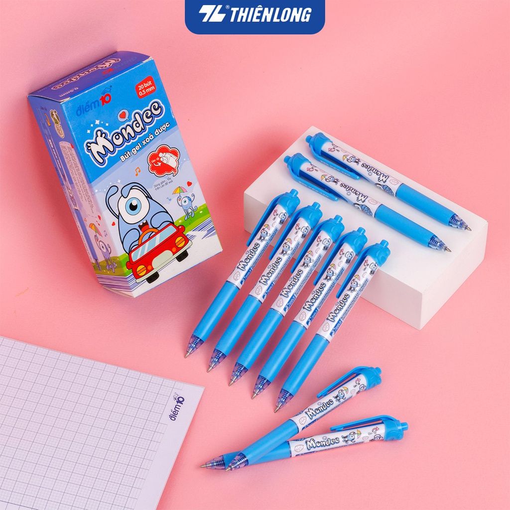 Bút Gel Xóa Được Thiên Long TP-GELE003 - Hoạt hình Mondee