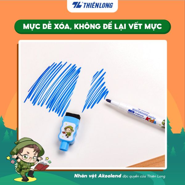 Bút Lông Bảng Cho Bé Thiên Long TP-WB016/AK – Không Xylene An Toàn