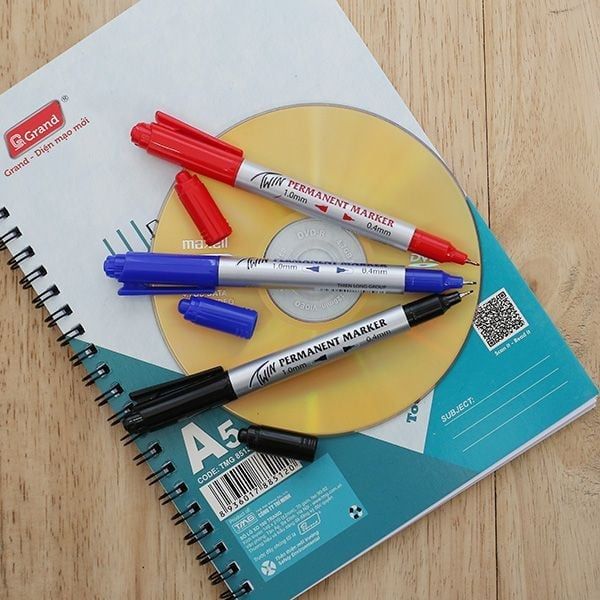 Bút lông dầu Thiên Long FlexOffice FO-PM-01 – 2 đầu 0.4mm & 1mm