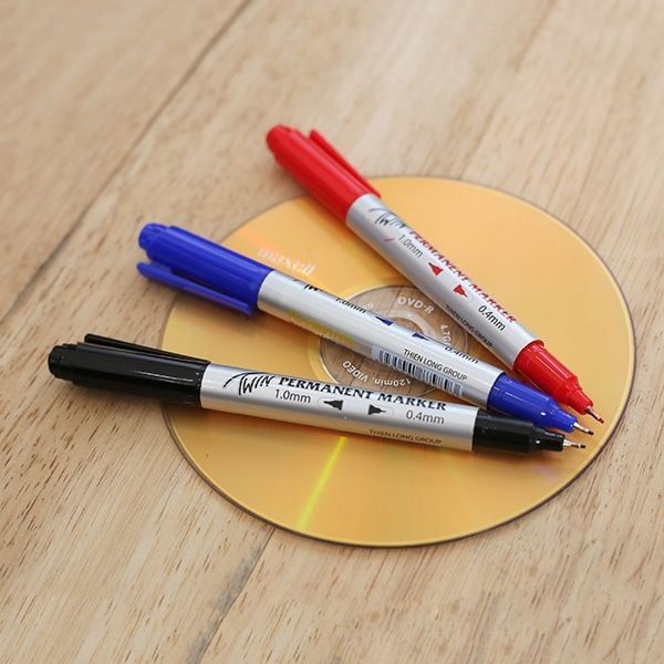 Bút lông dầu Thiên Long FlexOffice FO-PM-01 – 2 đầu 0.4mm & 1mm