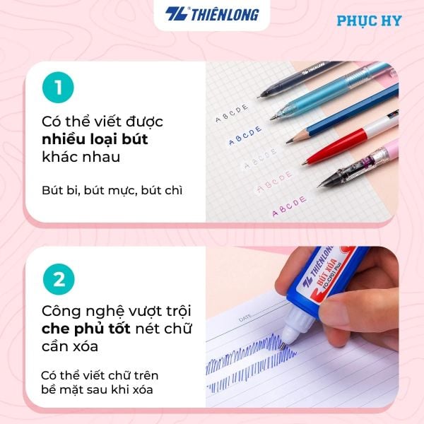 Bút xóa nước FlexOffice FO-CP01 Plus 12ml