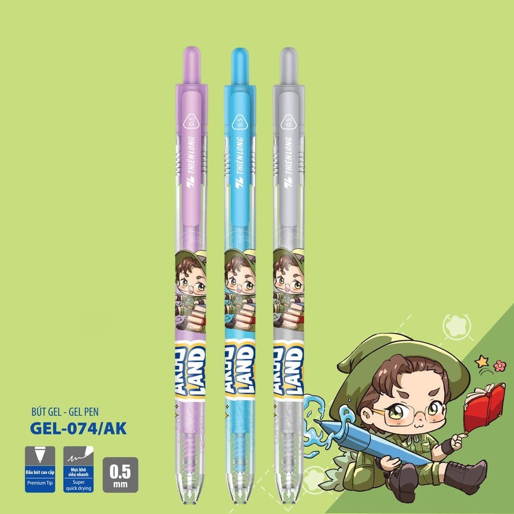 Bút gel Akooland Thiên Long GEL-074/AK