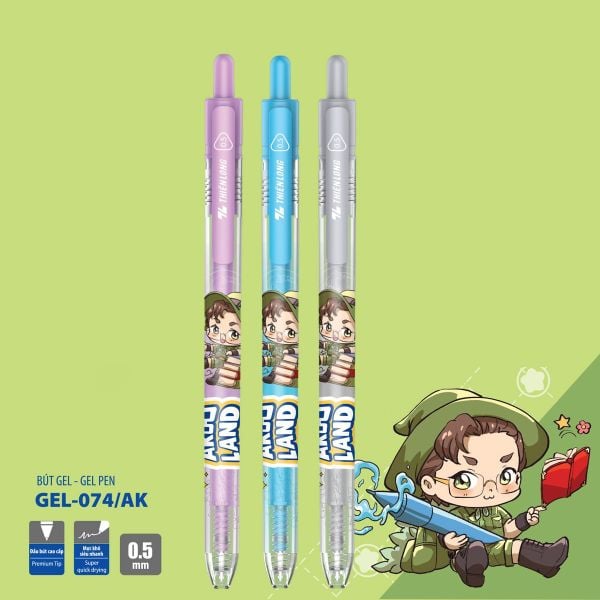 Bút gel Akooland Thiên Long GEL-074/AK