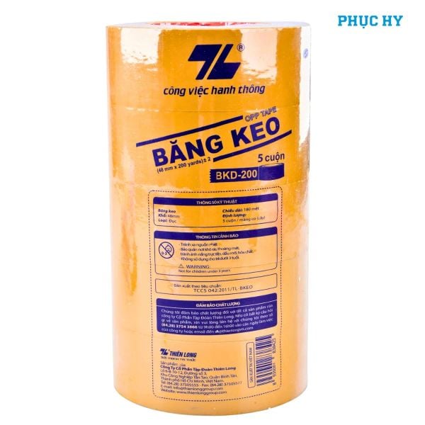 Băng keo đục Thiên Long BKD-200 48mm x 200 Yards