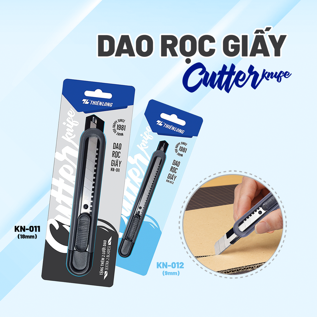 Dao rọc giấy 9mm FO-KN-012
