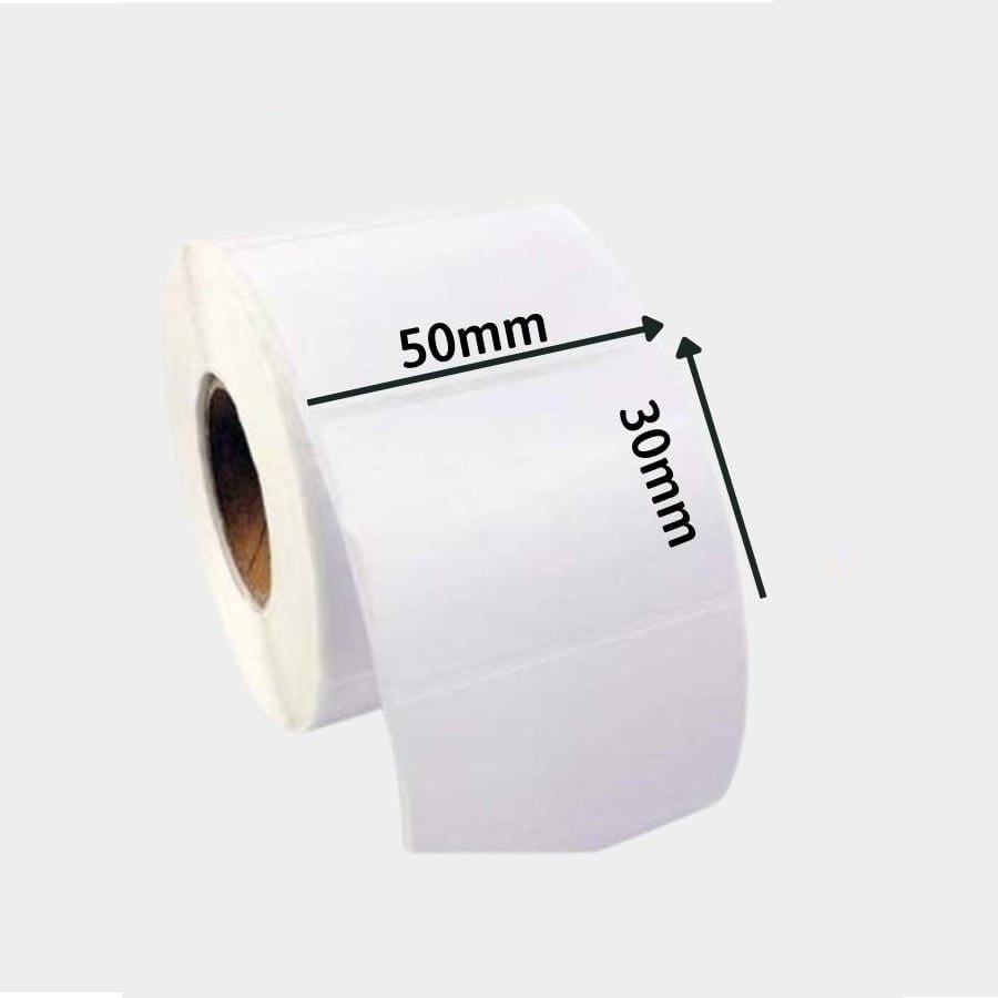 Decal nhiệt 50 × 30 mm dạng cuộn