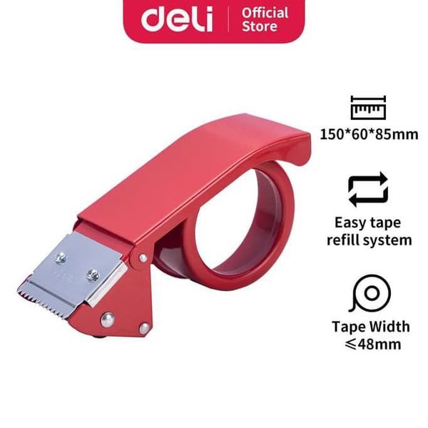 Dụng cụ cắt băng keo cầm tay Deli 823