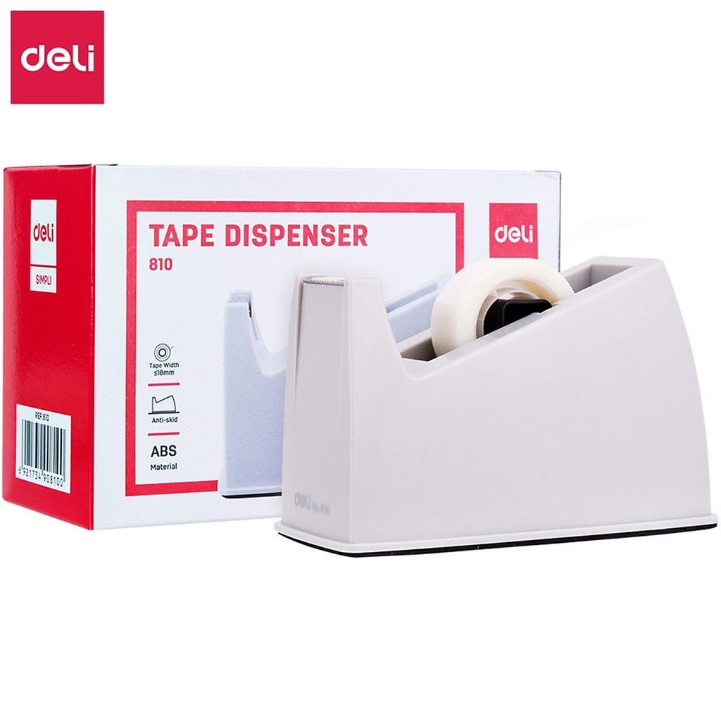 Dụng cụ cắt băng keo để bàn Deli E810