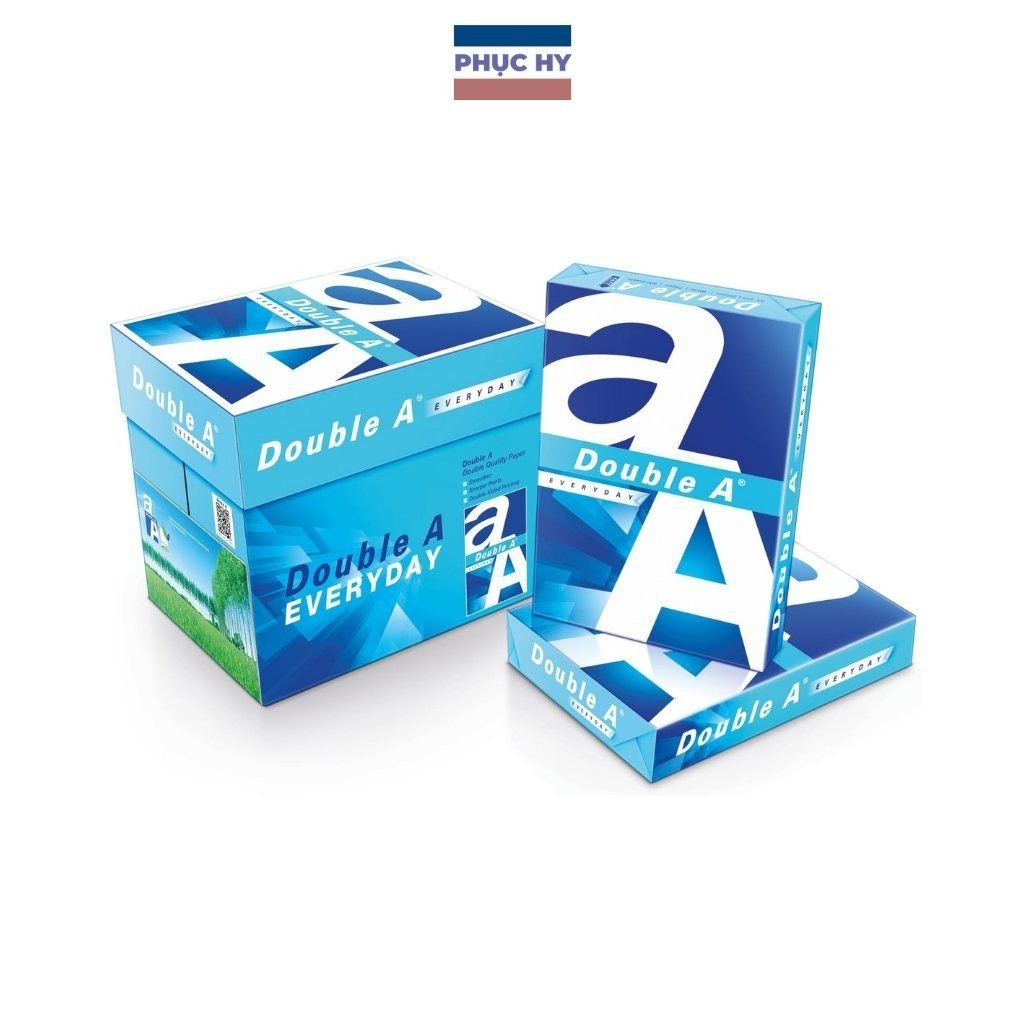  Thùng 5 Ream Giấy A4 Double A 70 gsm - In ấn siêu tiết kiệm 