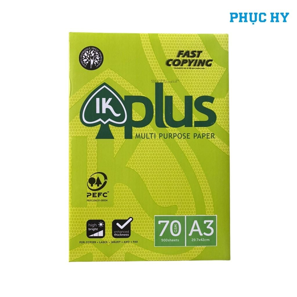 Giấy A3 IK Plus 70gsm