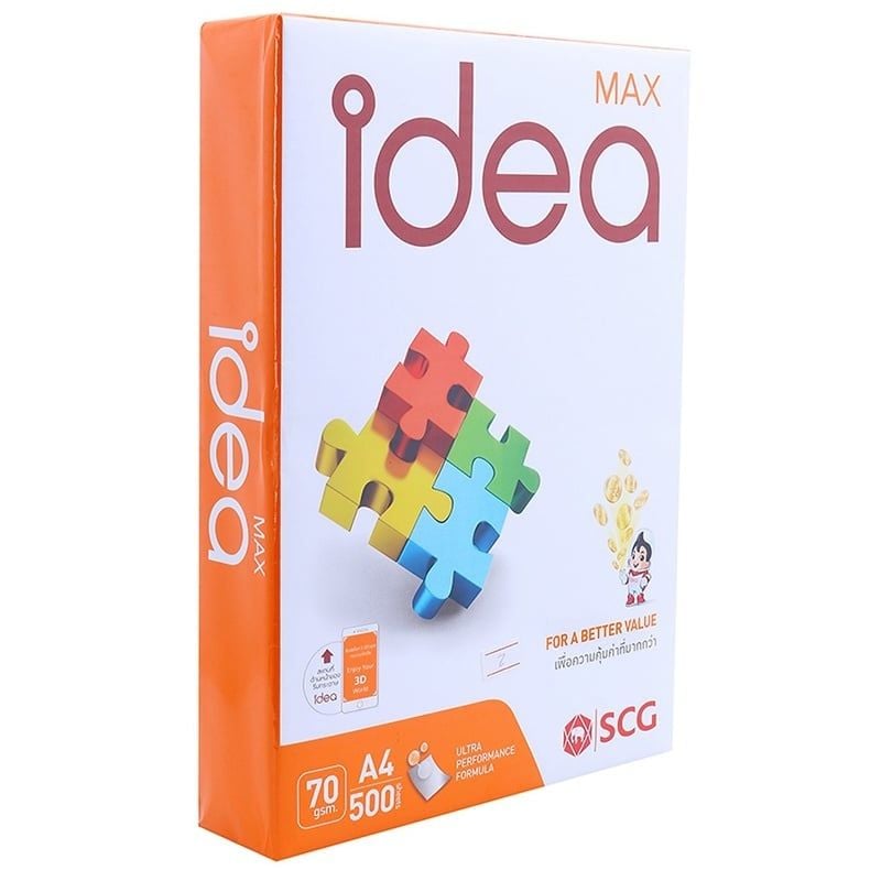 Giấy A4 Idea 70gsm – 500 tờ/ram