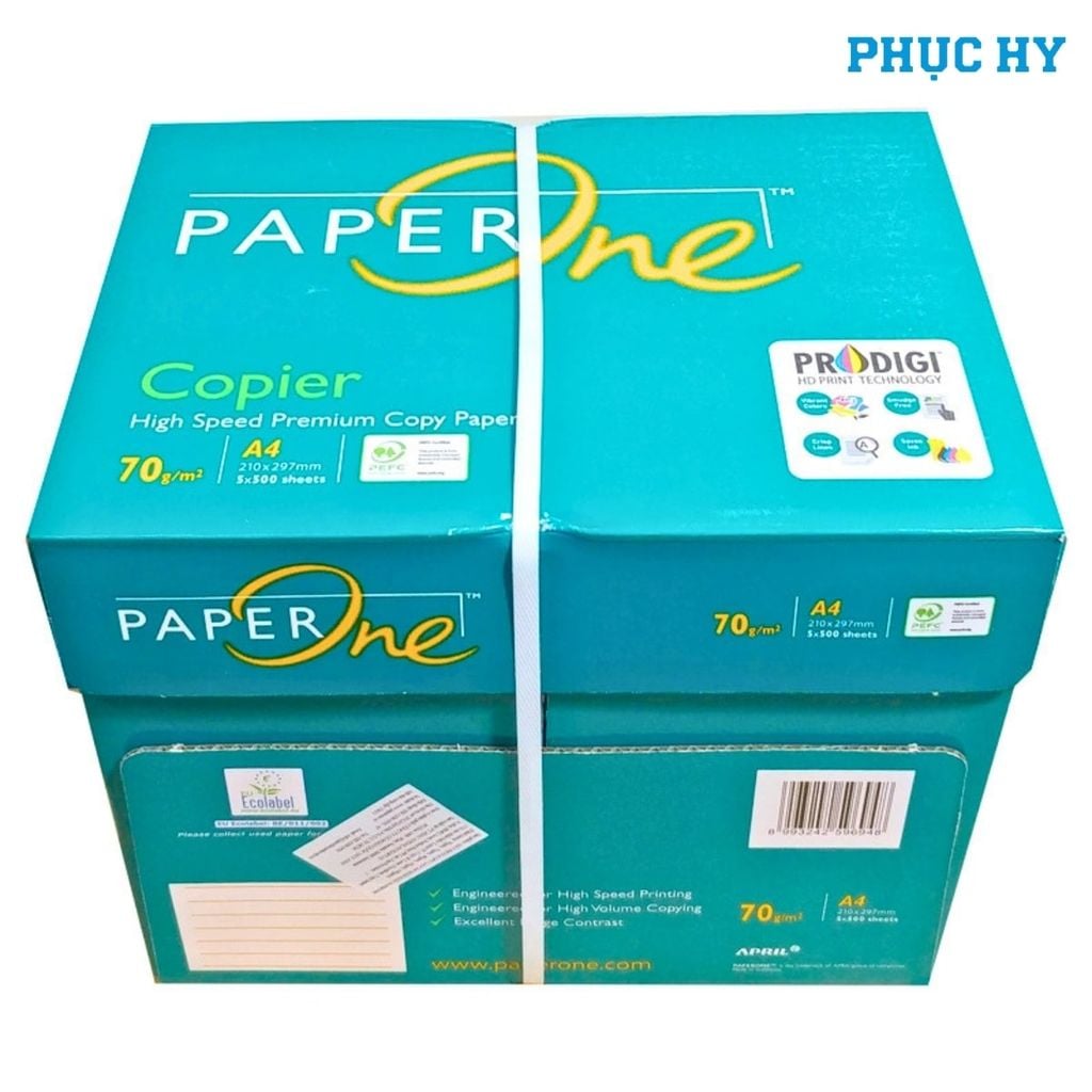 Giấy A4 Paper One 70gsm 500 tờ/ram chính hãng