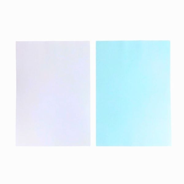 Giấy decal xanh A4 đế xanh tự dính | In tem nhãn đẹp – Bám chắc