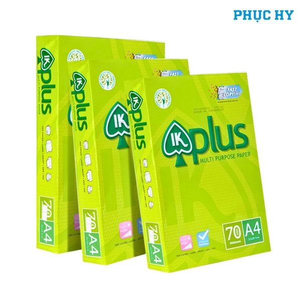 Giấy IK Plus A4 70gsm 500 tờ/ram