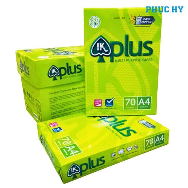 Giấy IK Plus A4 70gsm 500 tờ/ram