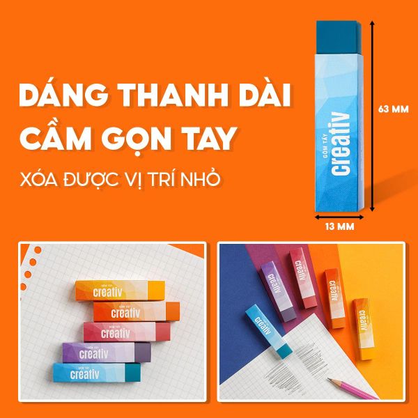 Gôm Thiên Long Creativ E-031